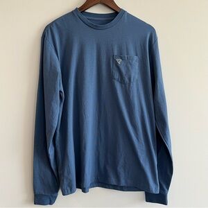 Birddogs Men's Slate Blue Long Sleeve Pocket Tee
